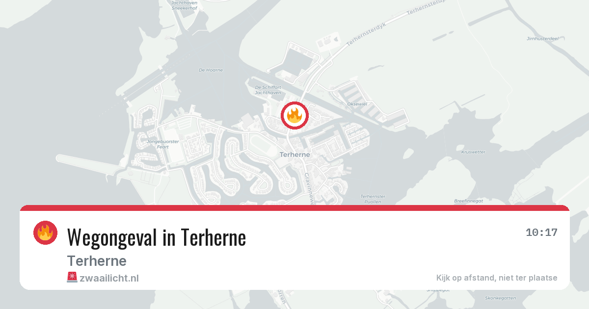 Wegongeval in Terherne — 13 jun 2026