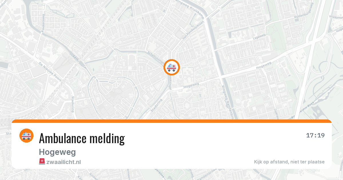 Ambulance melding — 6 mei 2026