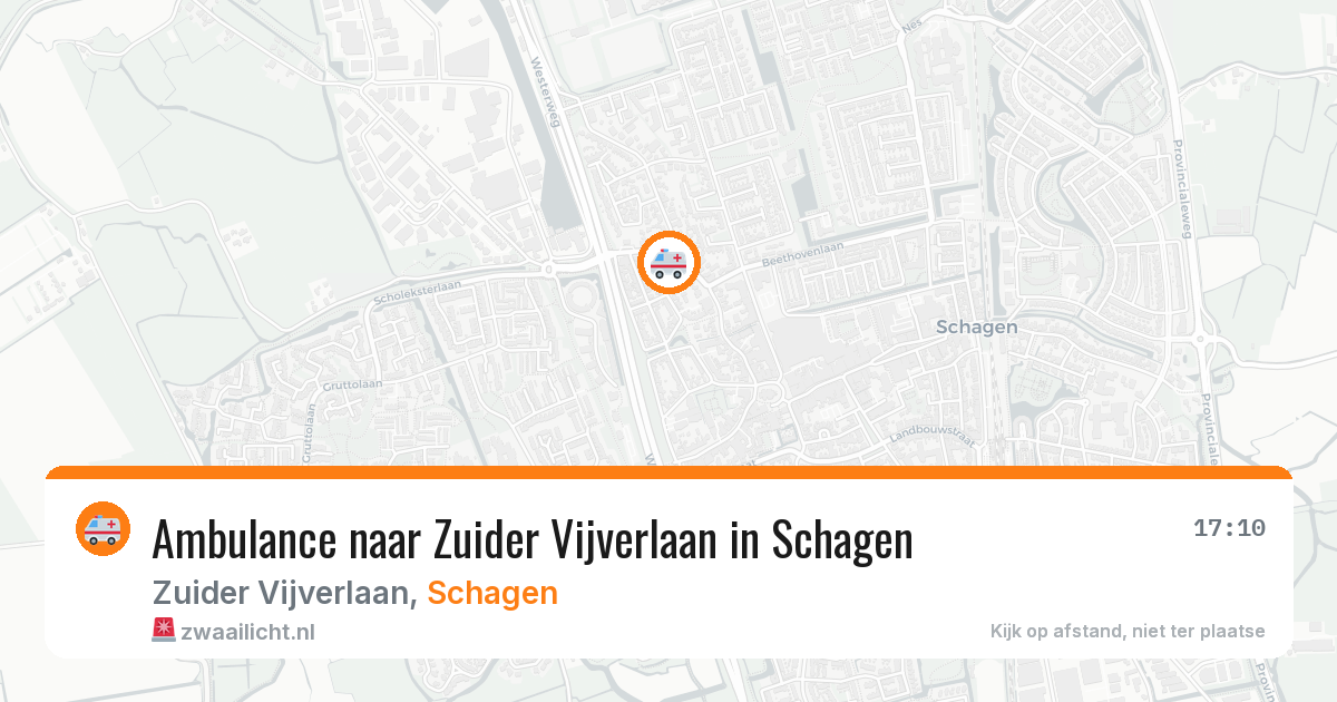 Ambulance naar Zuider Vijverlaan in Schagen — 29 jul 2026