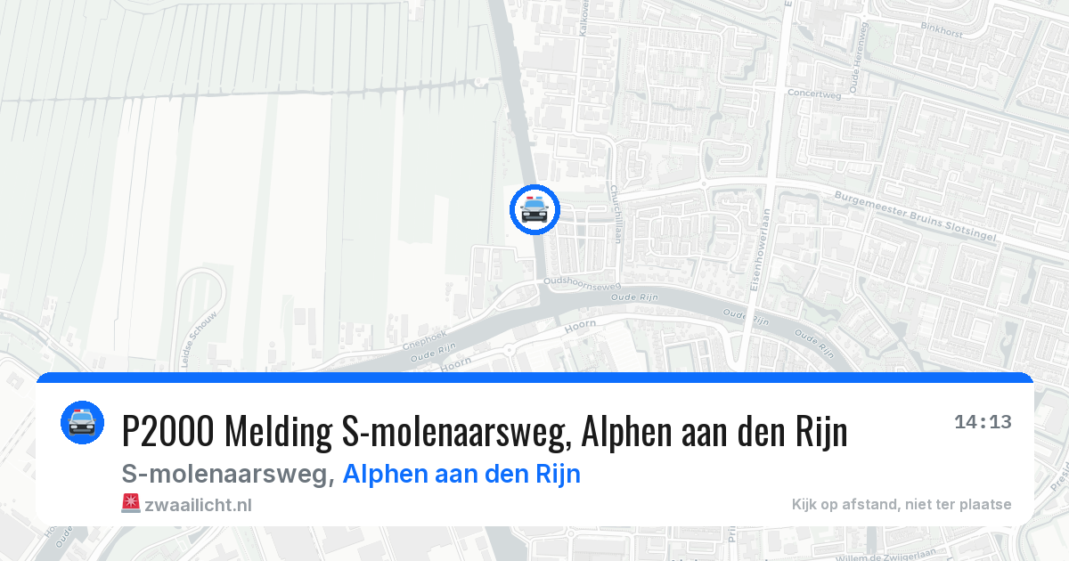 P2000 Melding S-molenaarsweg, Alphen aan den Rijn — 24 jun 2026