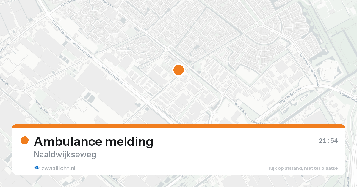 Ambulance melding — 7 feb 2026