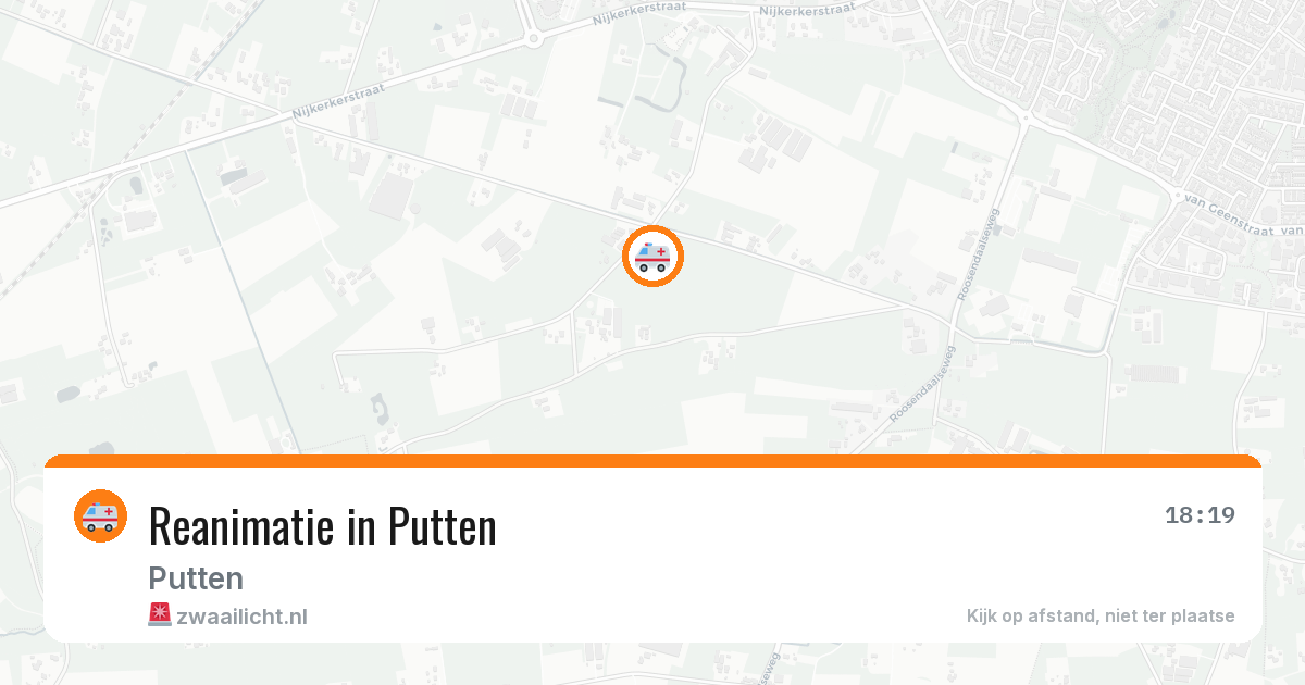 Reanimatie in Putten — 26 mrt 2026