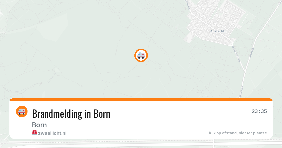 Brandmelding in Born — 27 jan 2026
