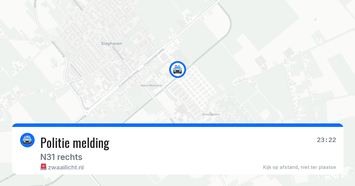 Politie melding — 27 jun 2026