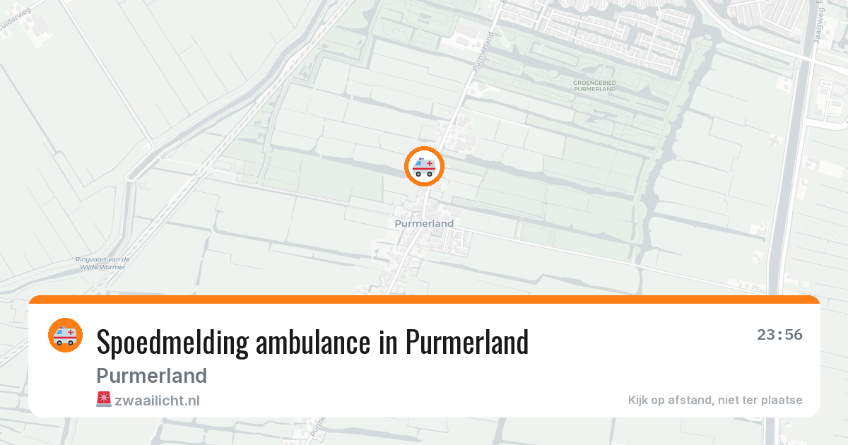 Spoedmelding ambulance in Purmerland — 13 jun 2026