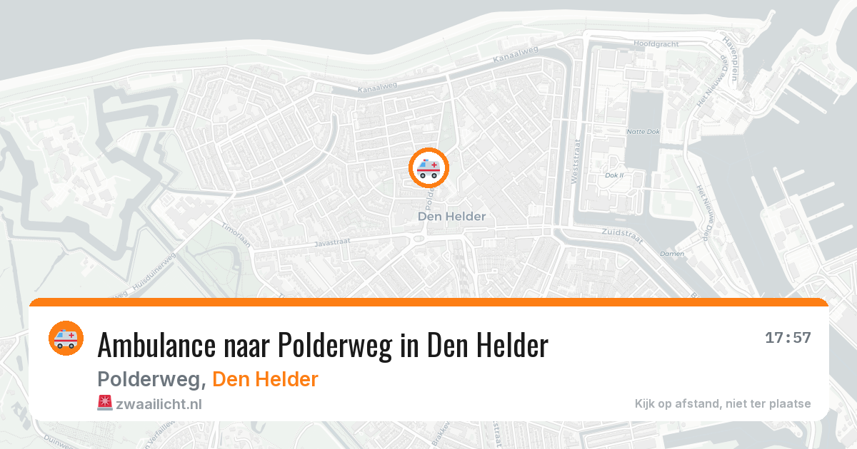 Ambulance naar Polderweg in Den Helder — 3 jul 2026