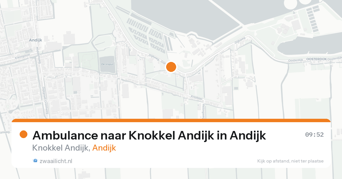 Ambulance naar Knokkel Andijk in Andijk — 21 aug 2026