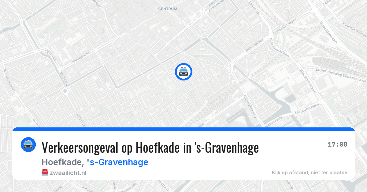 Verkeersongeval op Hoefkade in 's-Gravenhage — 1 apr 2026