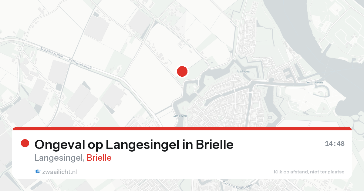 Ongeval op Langesingel in Brielle — 22 aug 2026