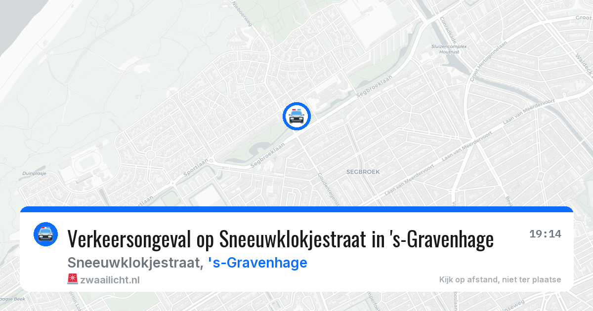 Verkeersongeval op Sneeuwklokjestraat in 's-Gravenhage — 3 jun 2026