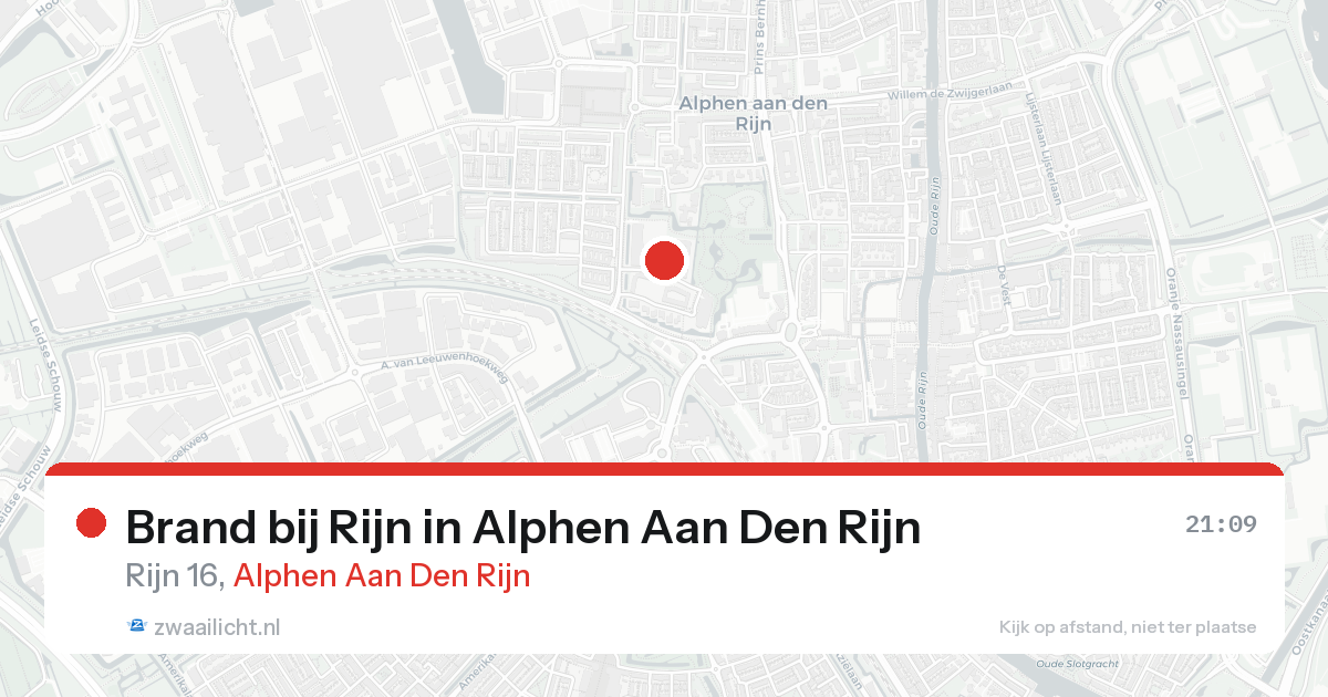 Brand bij Rijn in Alphen Aan Den Rijn — 4 jun 2026