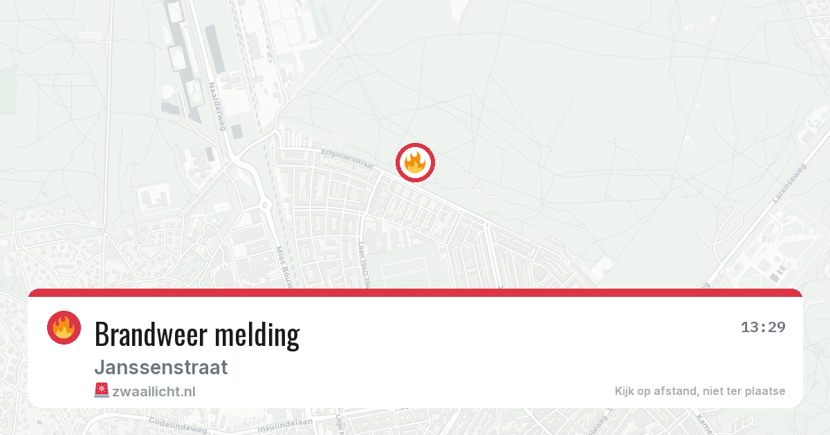 Brandweer melding — 26 jun 2026
