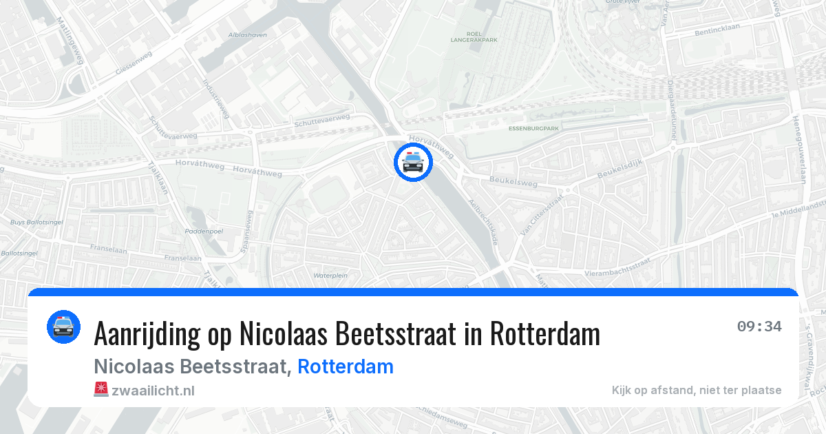 Aanrijding op Nicolaas Beetsstraat in Rotterdam — 22 mei 2026