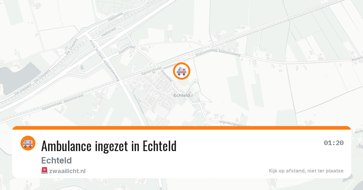 Ambulance ingezet in Echteld — 4 apr 2026