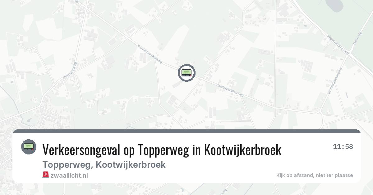 Verkeersongeval op Topperweg in Kootwijkerbroek — 30 mei 2026