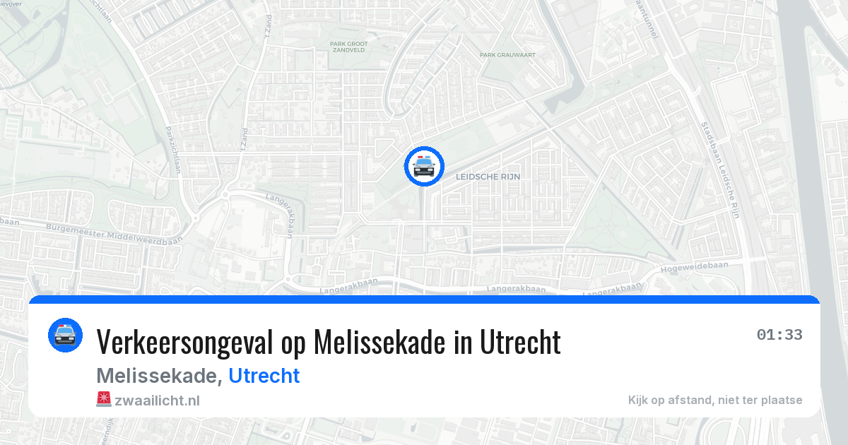 Verkeersongeval op Melissekade in Utrecht — 21 mei 2026
