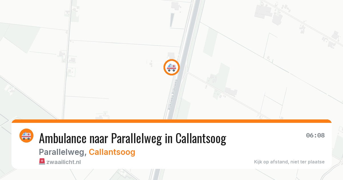 Ambulance naar Parallelweg in Callantsoog — 12 aug 2026