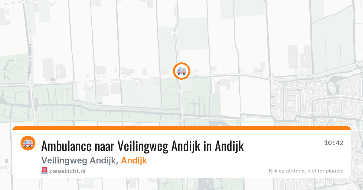 Ambulance naar Veilingweg Andijk in Andijk — 22 jun 2026