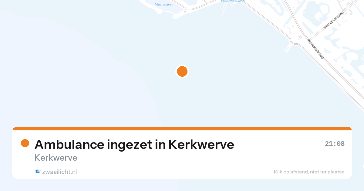 Ambulance ingezet in Kerkwerve — 27 aug 2026