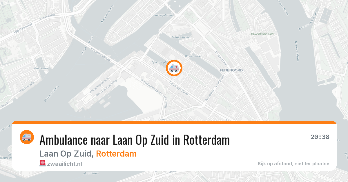 Ambulance naar Laan Op Zuid in Rotterdam — 20 mrt 2026