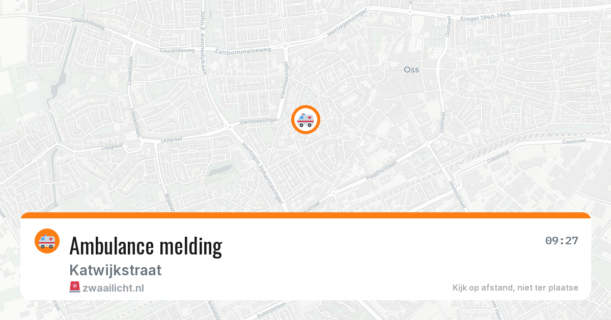 Ambulance melding — 5 mei 2026