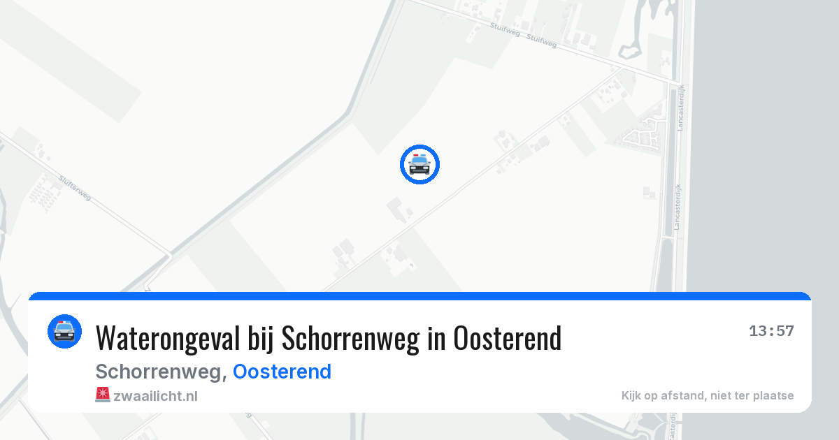 Waterongeval bij Schorrenweg in Oosterend — 5 jul 2026