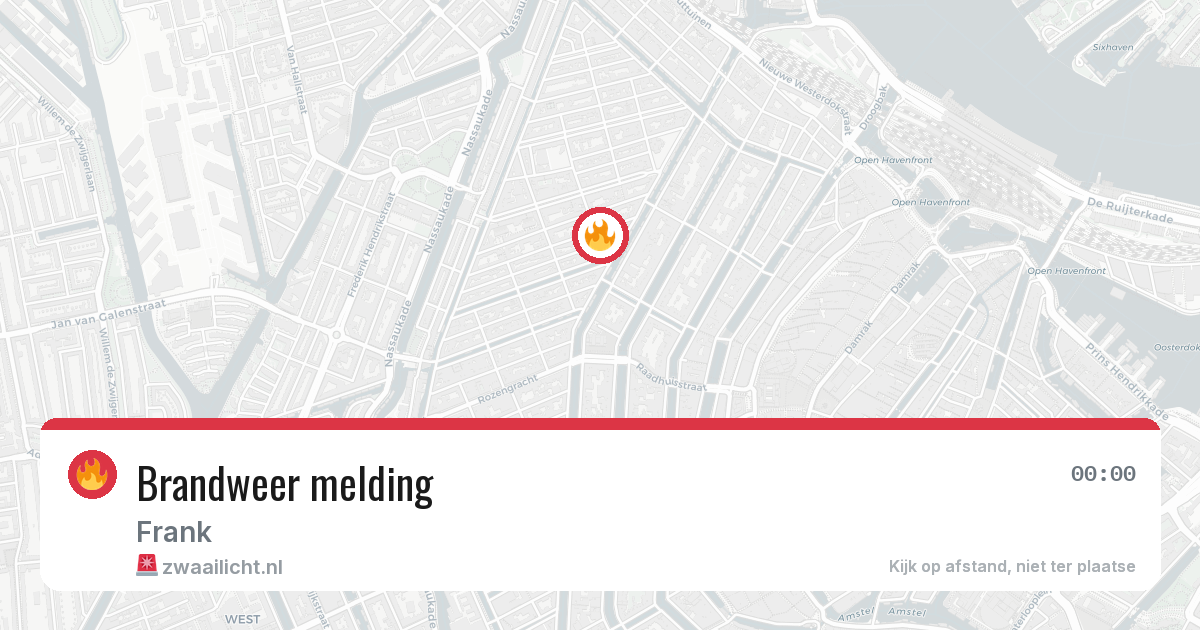 Brandweer melding — 4 aug 2026