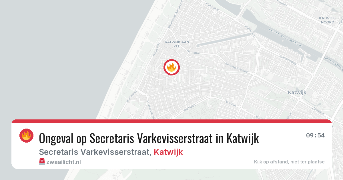 Ongeval op Secretaris Varkevisserstraat in Katwijk — 3 jun 2026