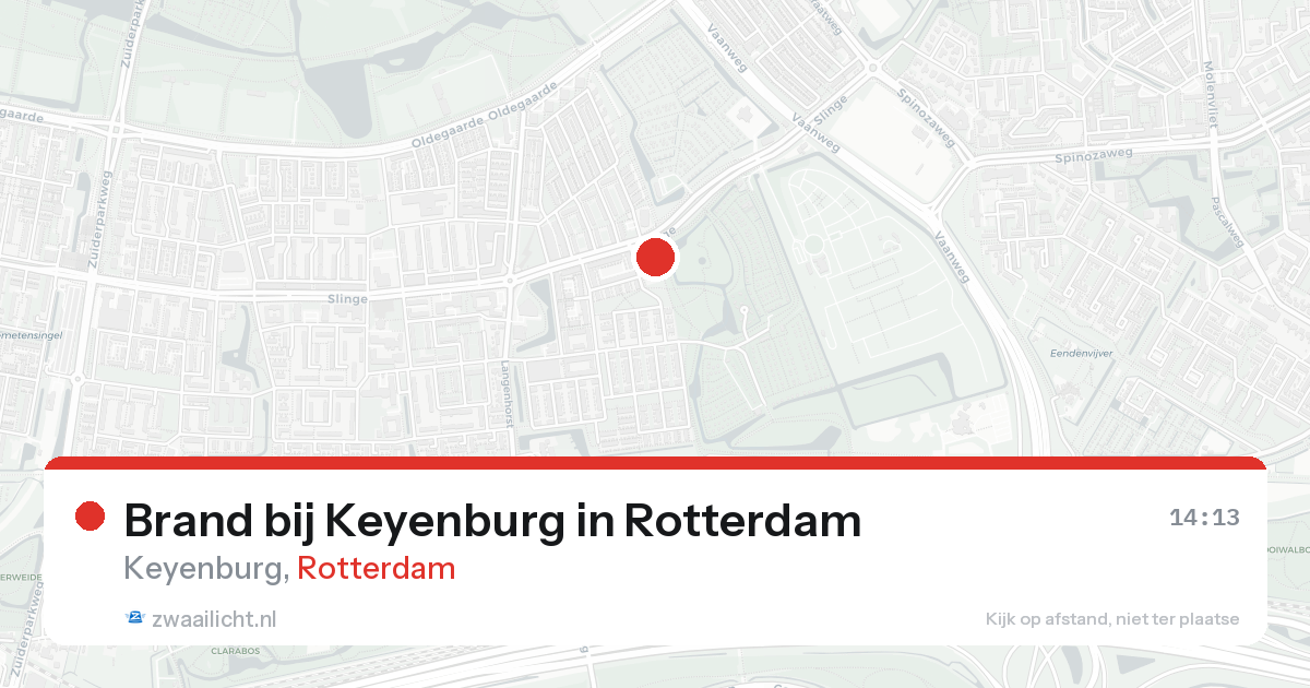 Brand bij Keyenburg in Rotterdam — 24 aug 2026