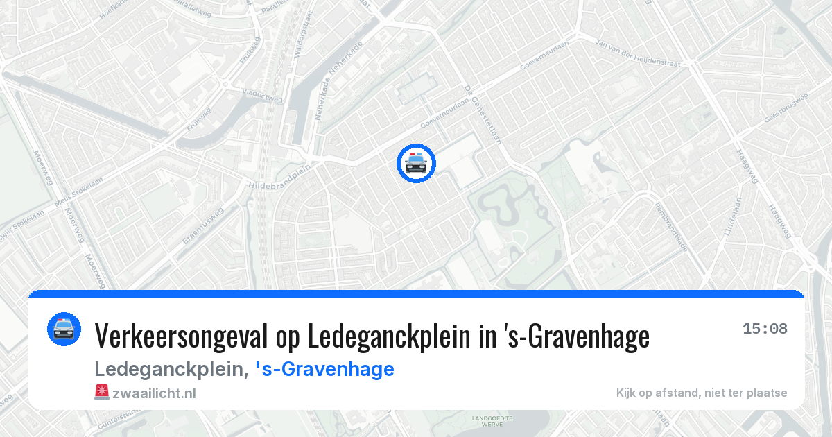 Verkeersongeval op Ledeganckplein in 's-Gravenhage — 31 mei 2026