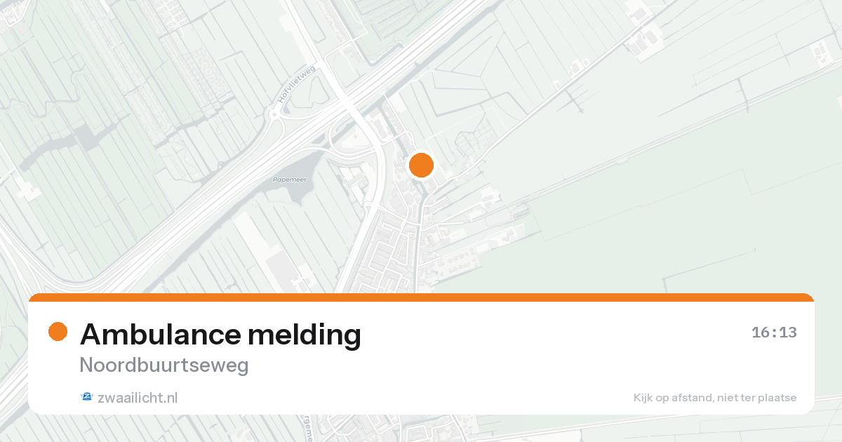 Ambulance melding — 7 feb 2026