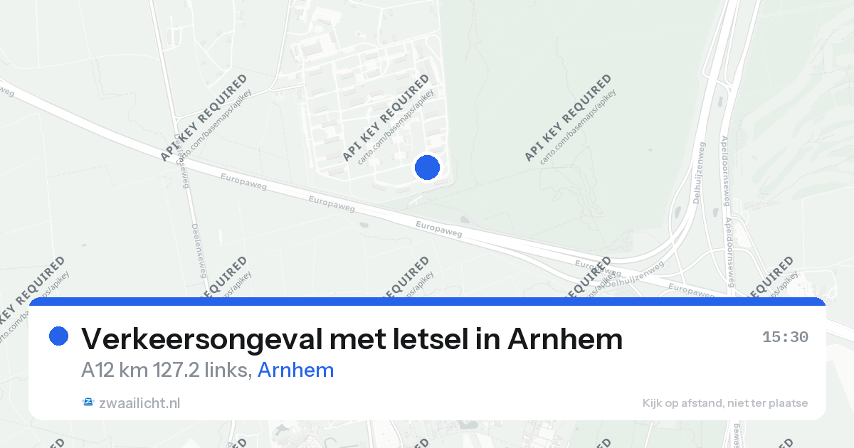 Verkeersongeval met letsel in Arnhem — 26 aug 2026