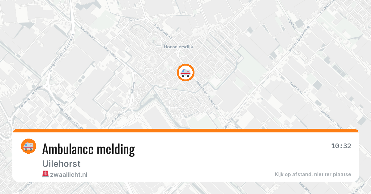 Ambulance melding — 31 jan 2026