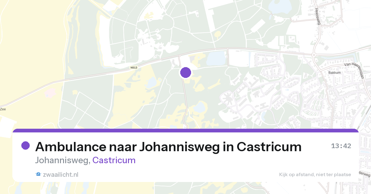 Ambulance naar Johannisweg in Castricum — 27 aug 2026