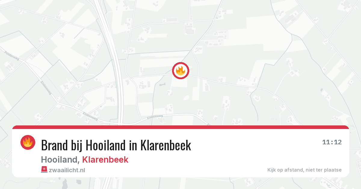 Brand bij Hooiland in Klarenbeek — 28 jun 2026