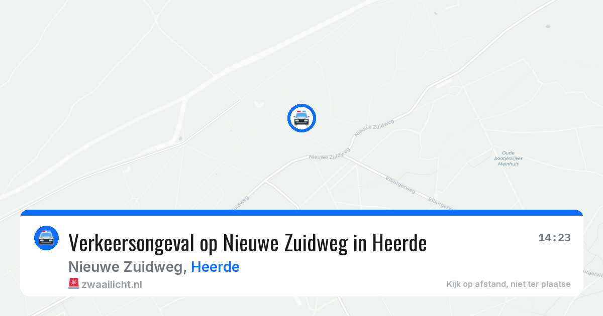 Verkeersongeval op Nieuwe Zuidweg in Heerde — 11 mei 2026