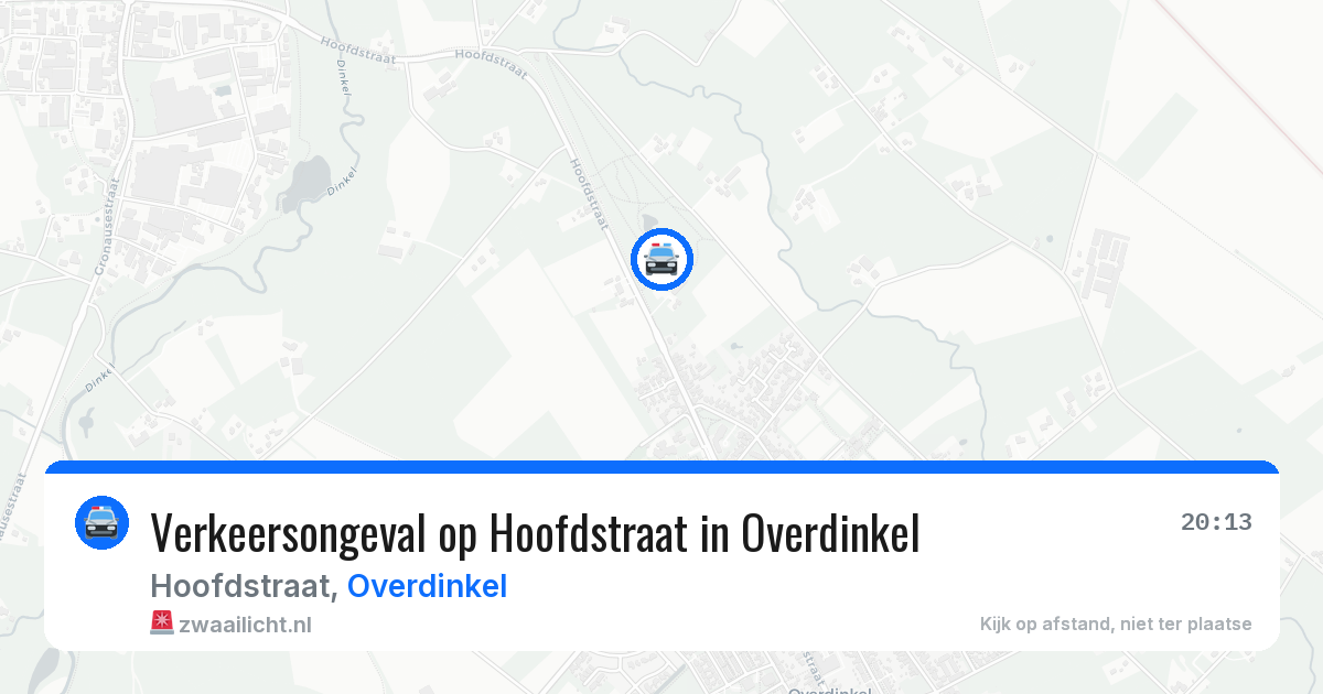 Verkeersongeval op Hoofdstraat in Overdinkel — 9 jun 2026