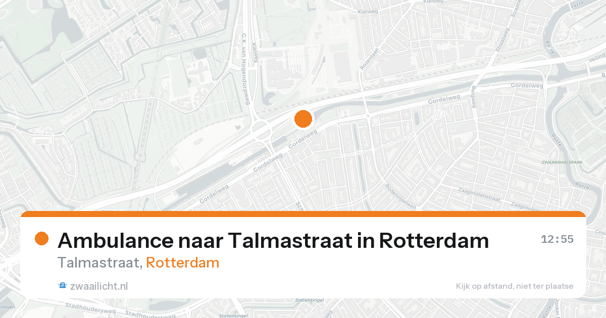 Ambulance naar Talmastraat in Rotterdam — 31 jan 2026