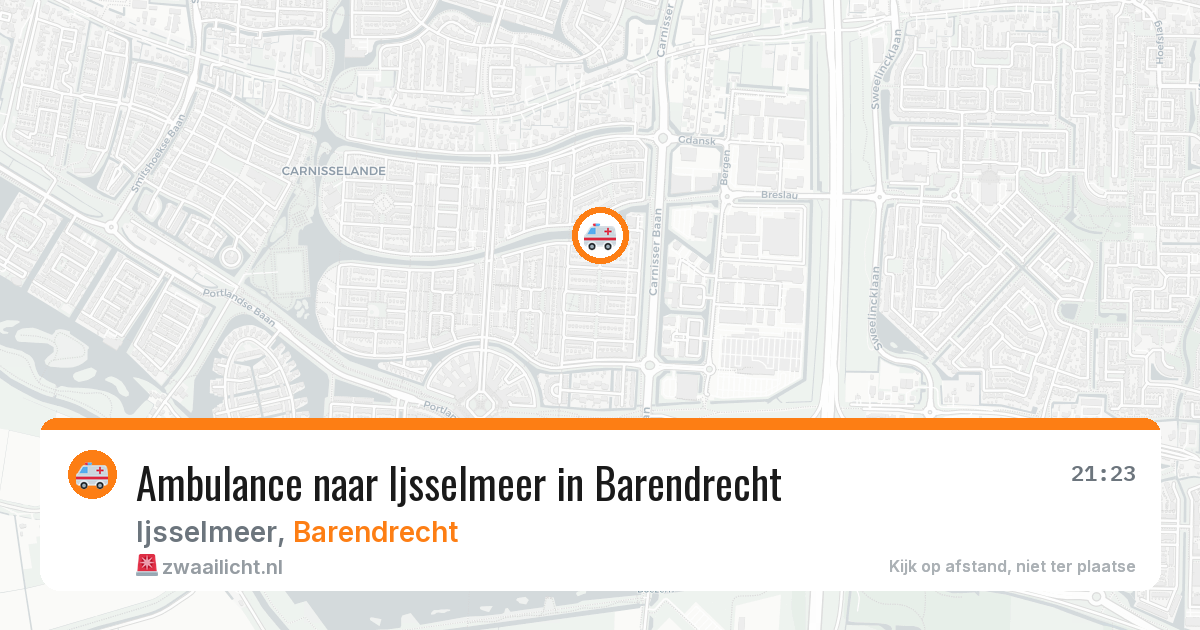 Ambulance naar Ijsselmeer in Barendrecht — 8 jul 2026