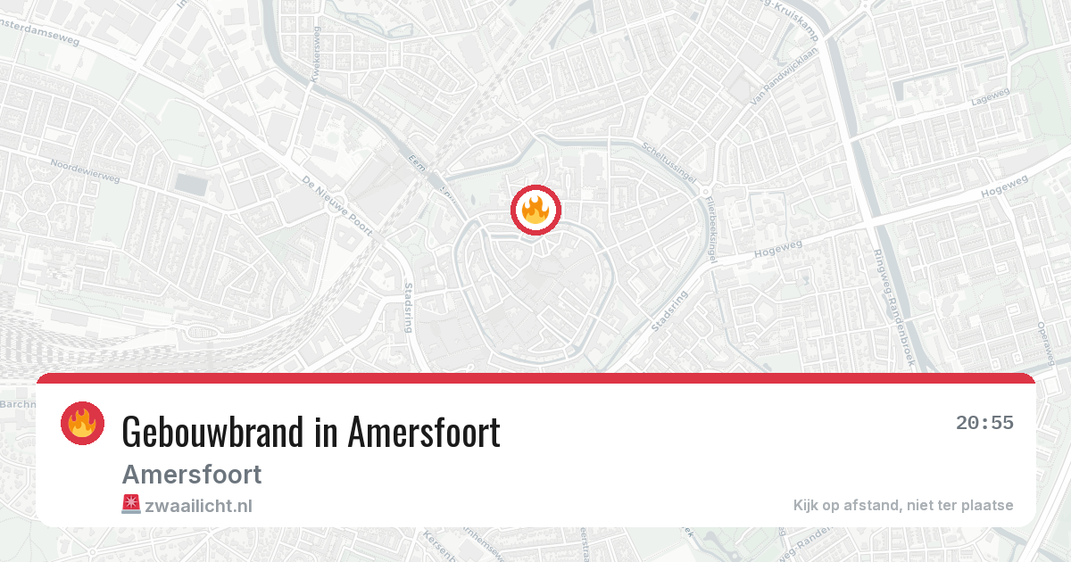 Gebouwbrand in Amersfoort — 1 aug 2026