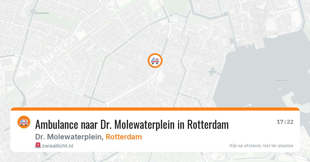 Ambulance naar Dr. Molewaterplein in Rotterdam — 4 feb 2026