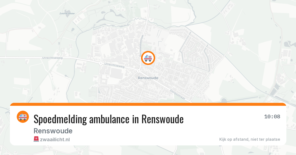 Spoedmelding ambulance in Renswoude — 2 jun 2026