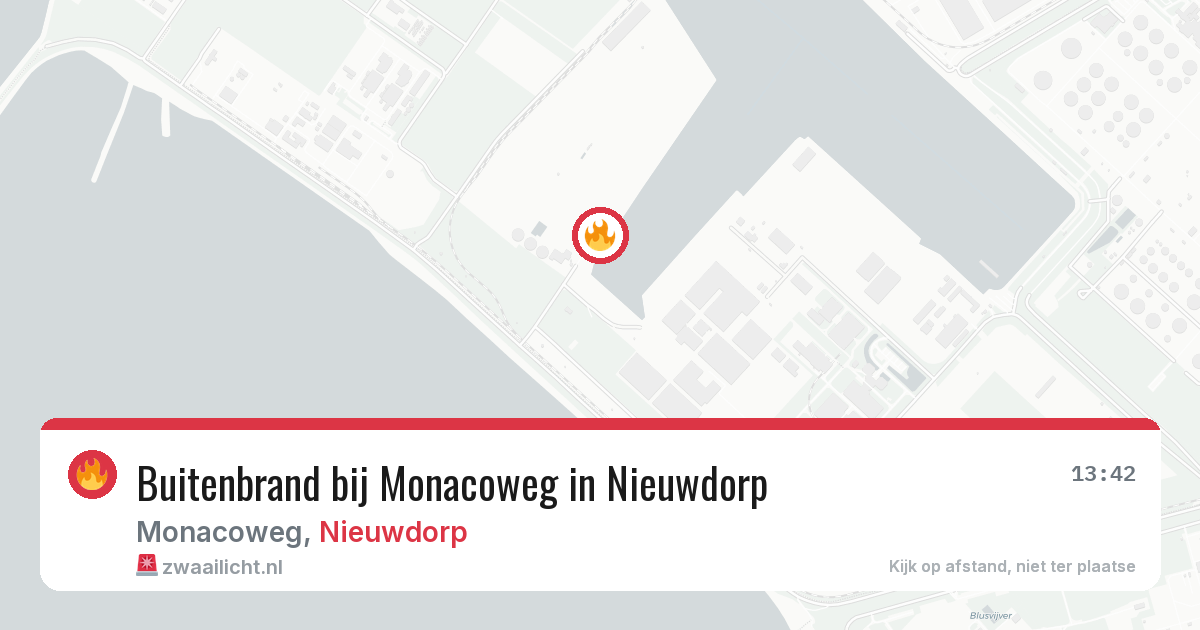 Buitenbrand bij Monacoweg in Nieuwdorp — 29 jul 2026
