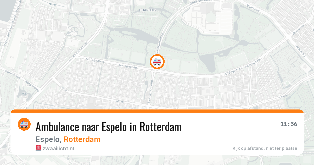 Ambulance naar Espelo in Rotterdam — 25 apr 2026