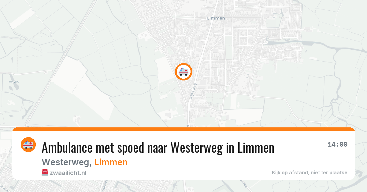 Ambulance met spoed naar Westerweg in Limmen — 30 apr 2026