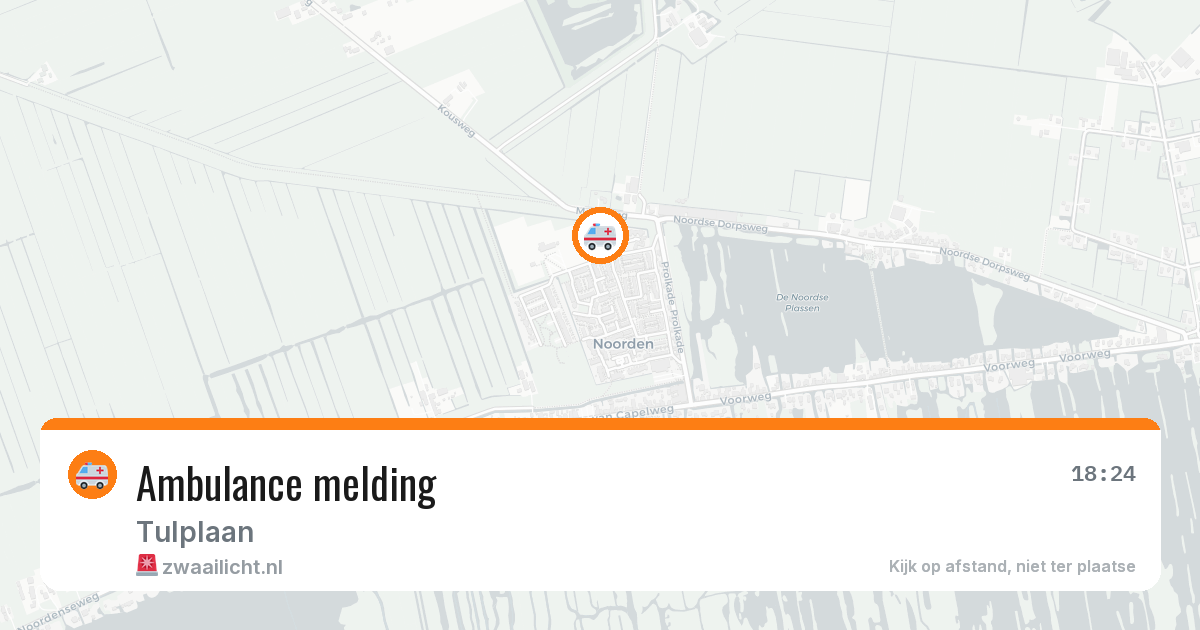 Ambulance melding — 29 jun 2026