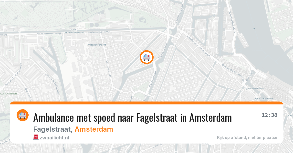 Ambulance met spoed naar Fagelstraat in Amsterdam — 7 jun 2026