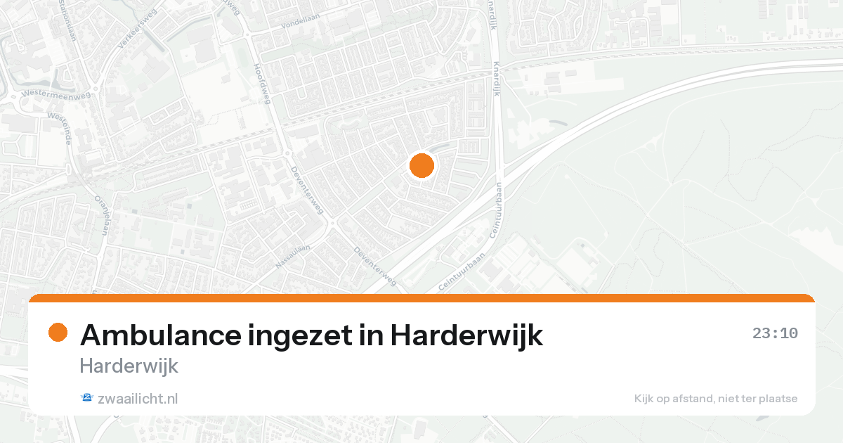Ambulance ingezet in Harderwijk — 7 feb 2026