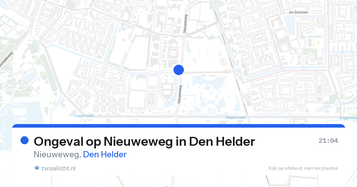 Ongeval op Nieuweweg in Den Helder — 27 aug 2026