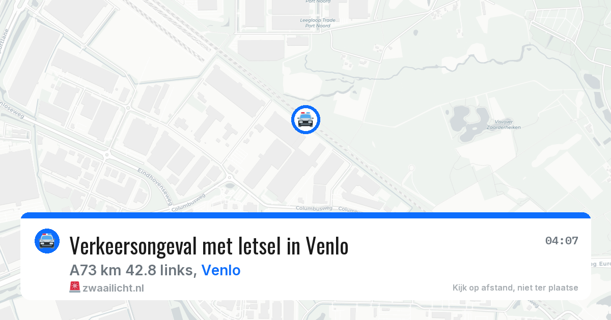 Verkeersongeval met letsel in Venlo — 2 apr 2026